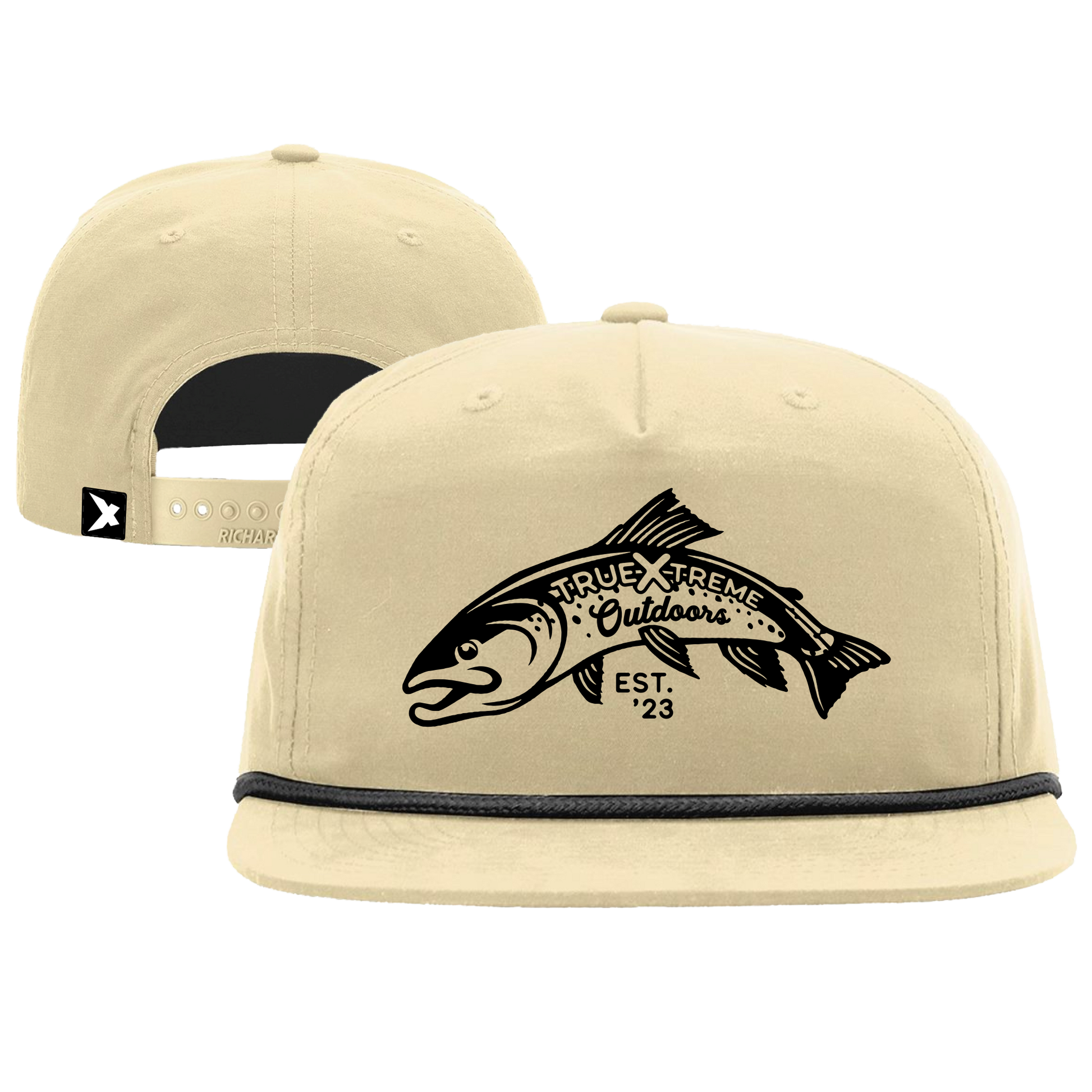TrueXtreme Outdoors Fishing Division Trout About Rope Hat