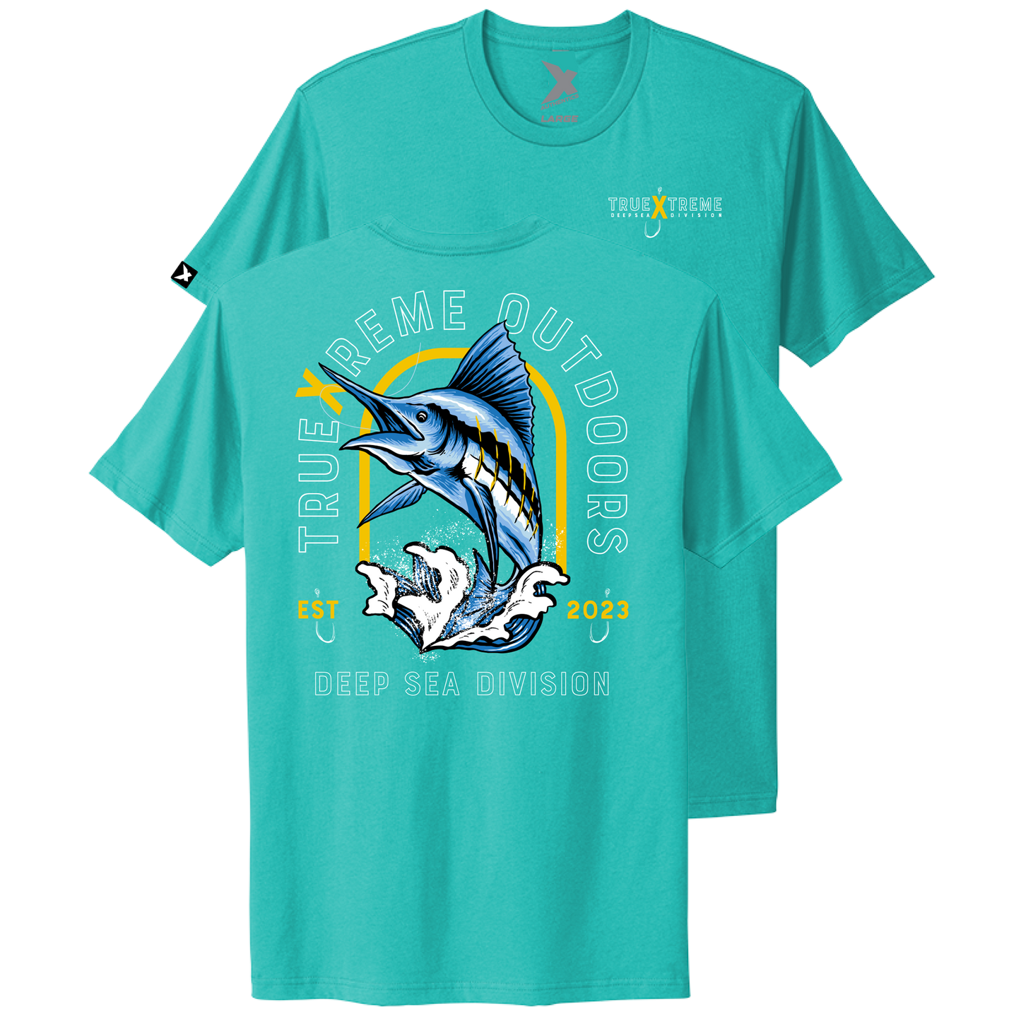 TrueXtreme Outdoors Fishing Division "Deep Sea Division" Tee